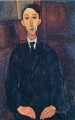 画家マヌエル・ハンベールの肖像画 1916年 1 アメデオ・モディリアーニ